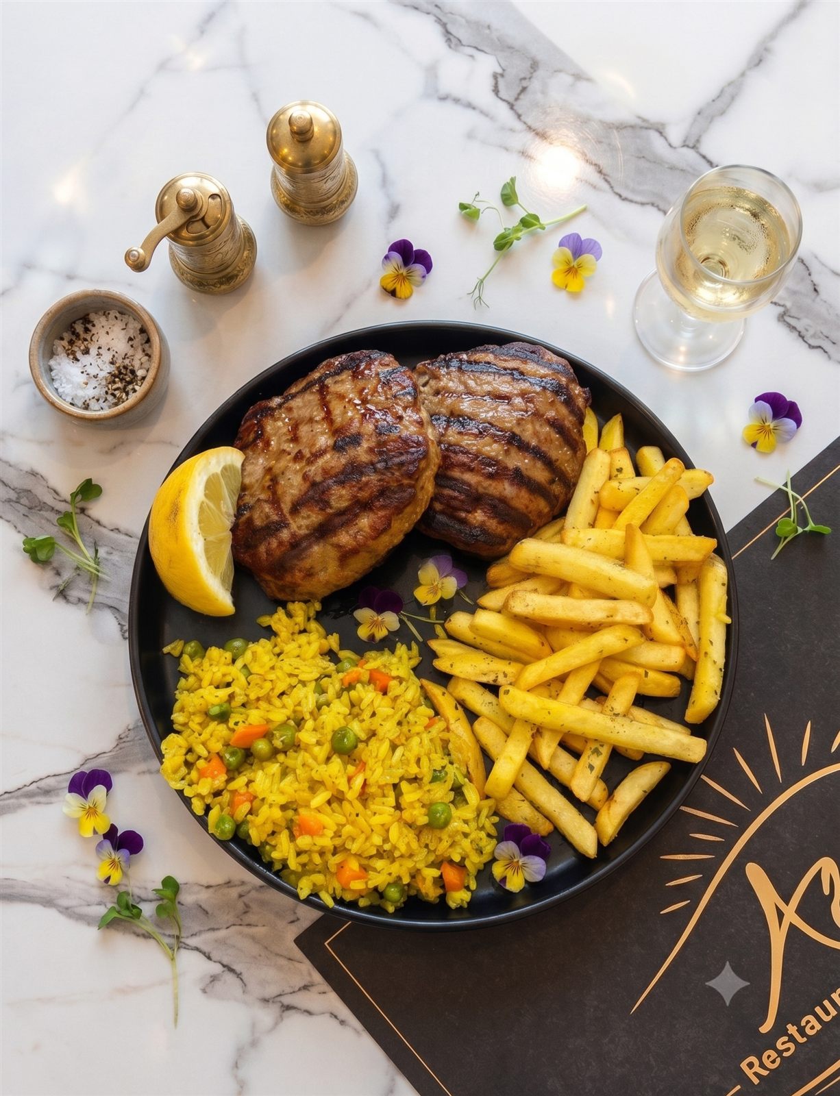 Μπιφτέκι μοσχαρίσιο σχάρας / Grilled beef patty